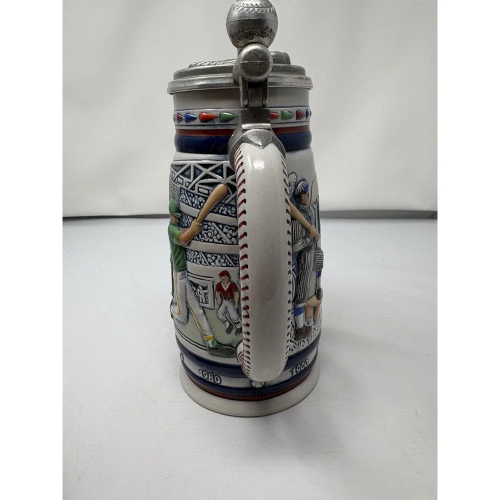 Avon Great American Baseball Beer Stein Collection Handcrafted in Brazil, 1984